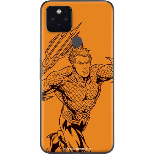 DC Comics Aquaman Comic Pop Google Pixel 5 Skin